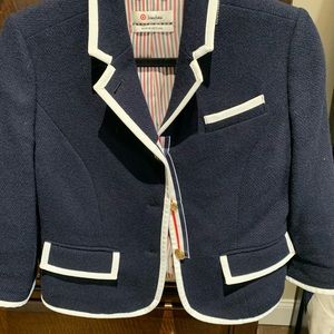 Neiman Marcus for Target Navy Blue/White Trim Blazer! It's a Luxury piece 😉